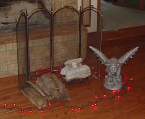 gargoyle fireplace supplies